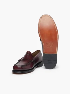 G.H.BASS Weejuns Larson Penny Loafers Wine Outlet