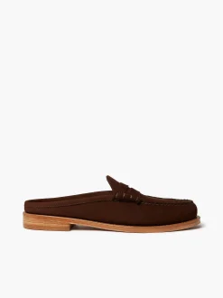 G.H.BASS Weejuns Larson Penny Slides Chocolate Flash Sale