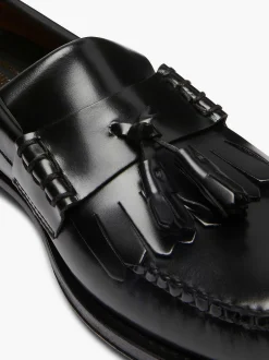 G.H.BASS Weejuns Layton Kiltie Loafers Black Best