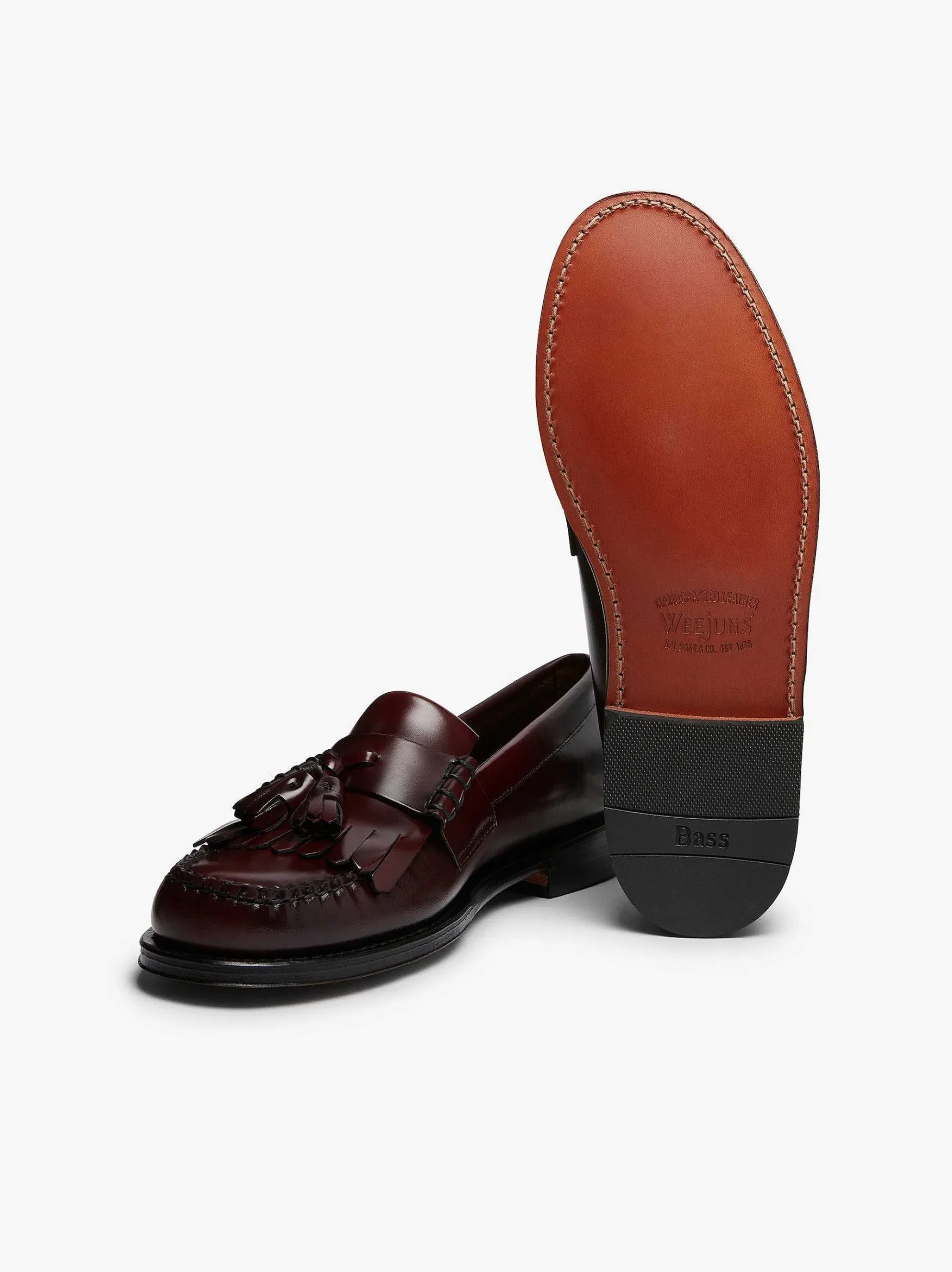 G.H.BASS Weejuns Layton Kiltie Loafers Wine Online