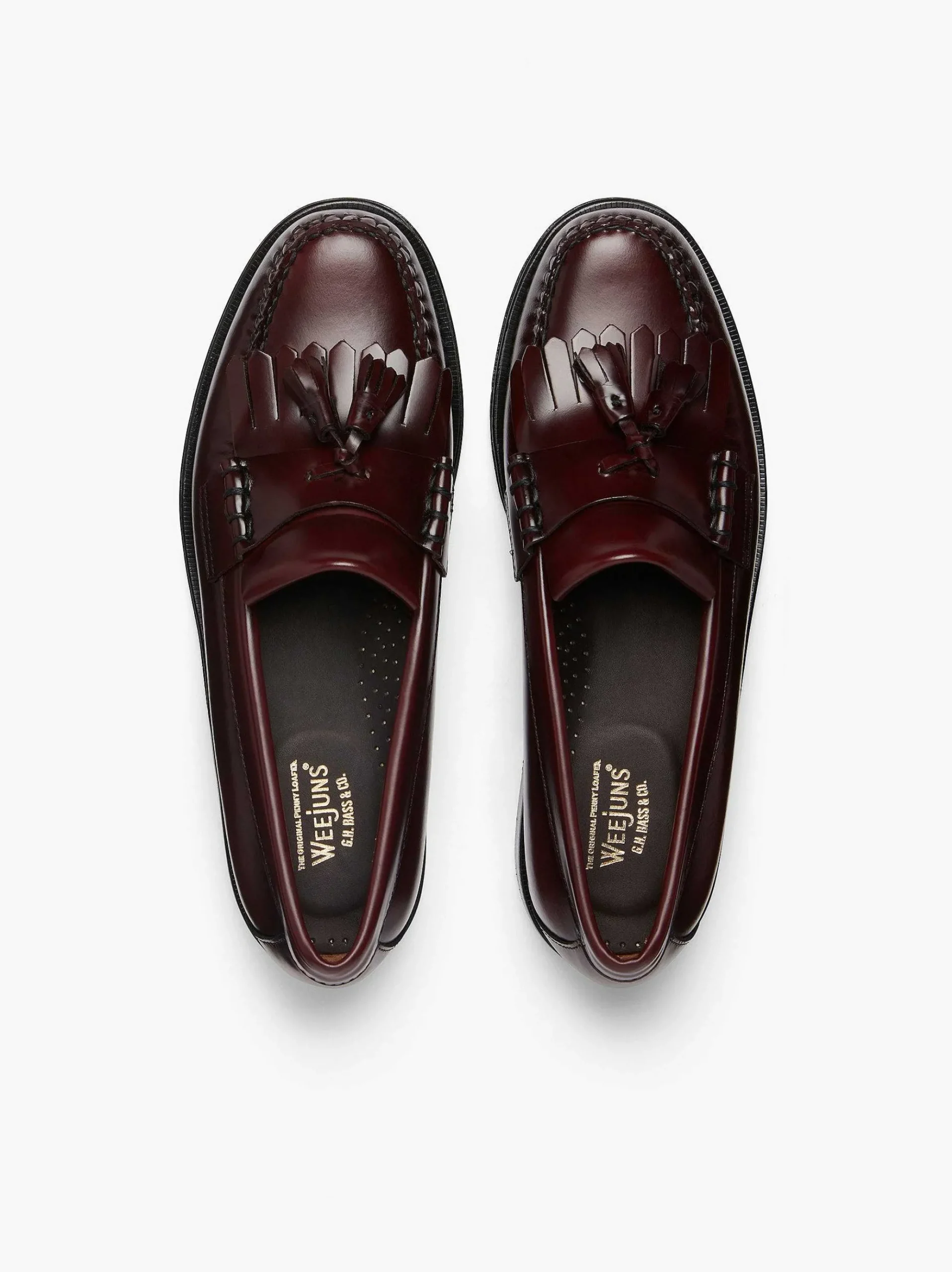 G.H.BASS Weejuns Layton Kiltie Loafers Wine Online