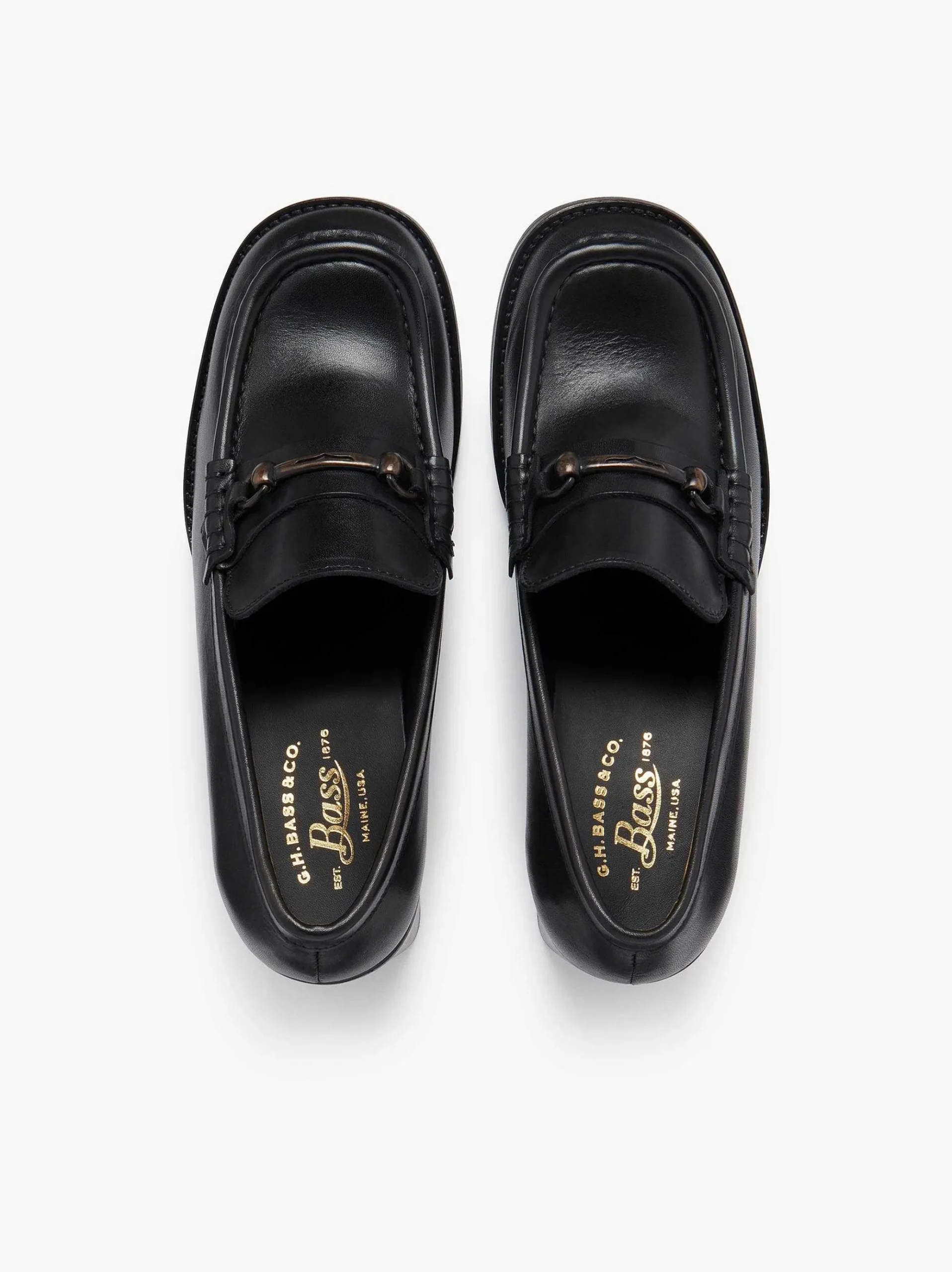 G.H.BASS Weejuns Lianna Heels Black Flash Sale