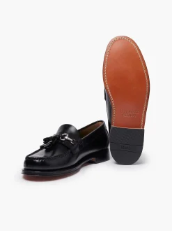 G.H.BASS Weejuns Lincoln Horsebit Tassel Loafers Black Outlet