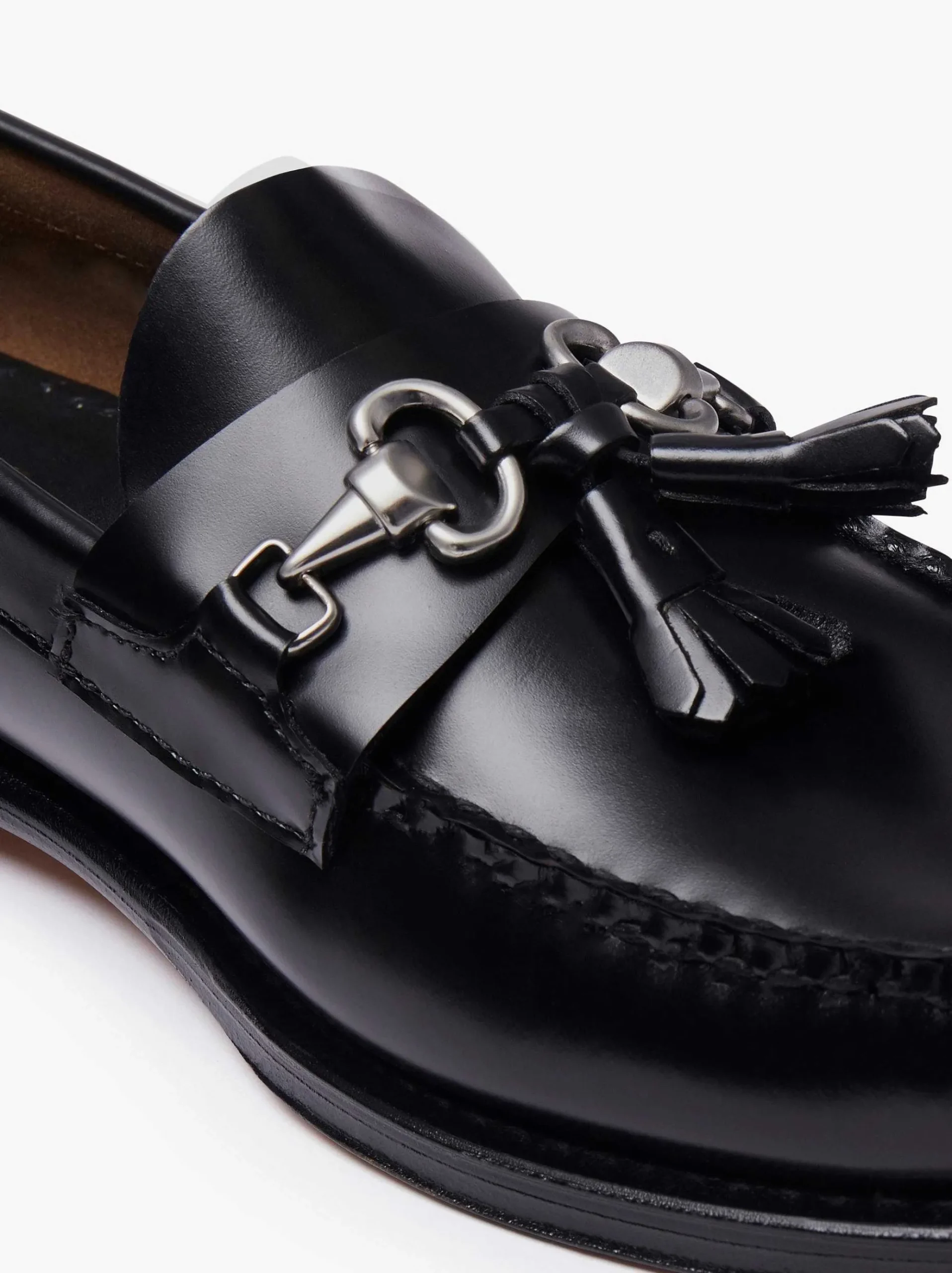 G.H.BASS Weejuns Lincoln Horsebit Tassel Loafers Black Outlet