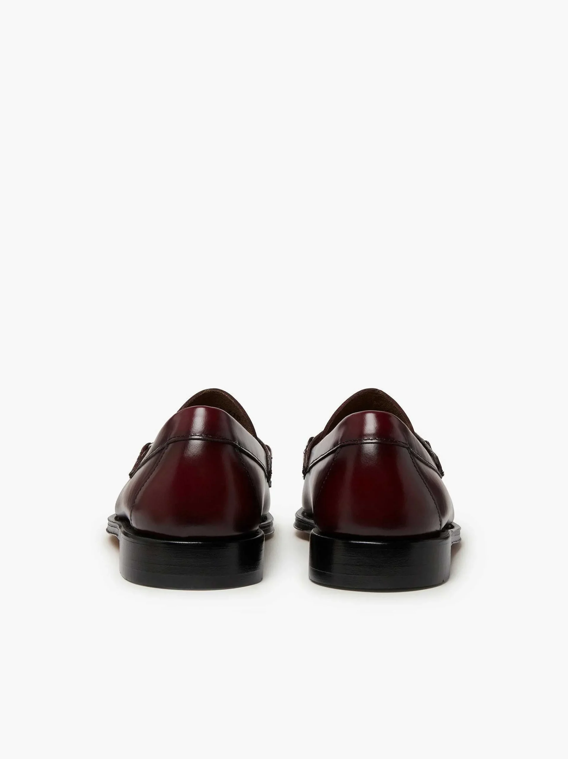 G.H.BASS Weejuns Lincoln Horsebit Tassel Loafers Wine Flash Sale