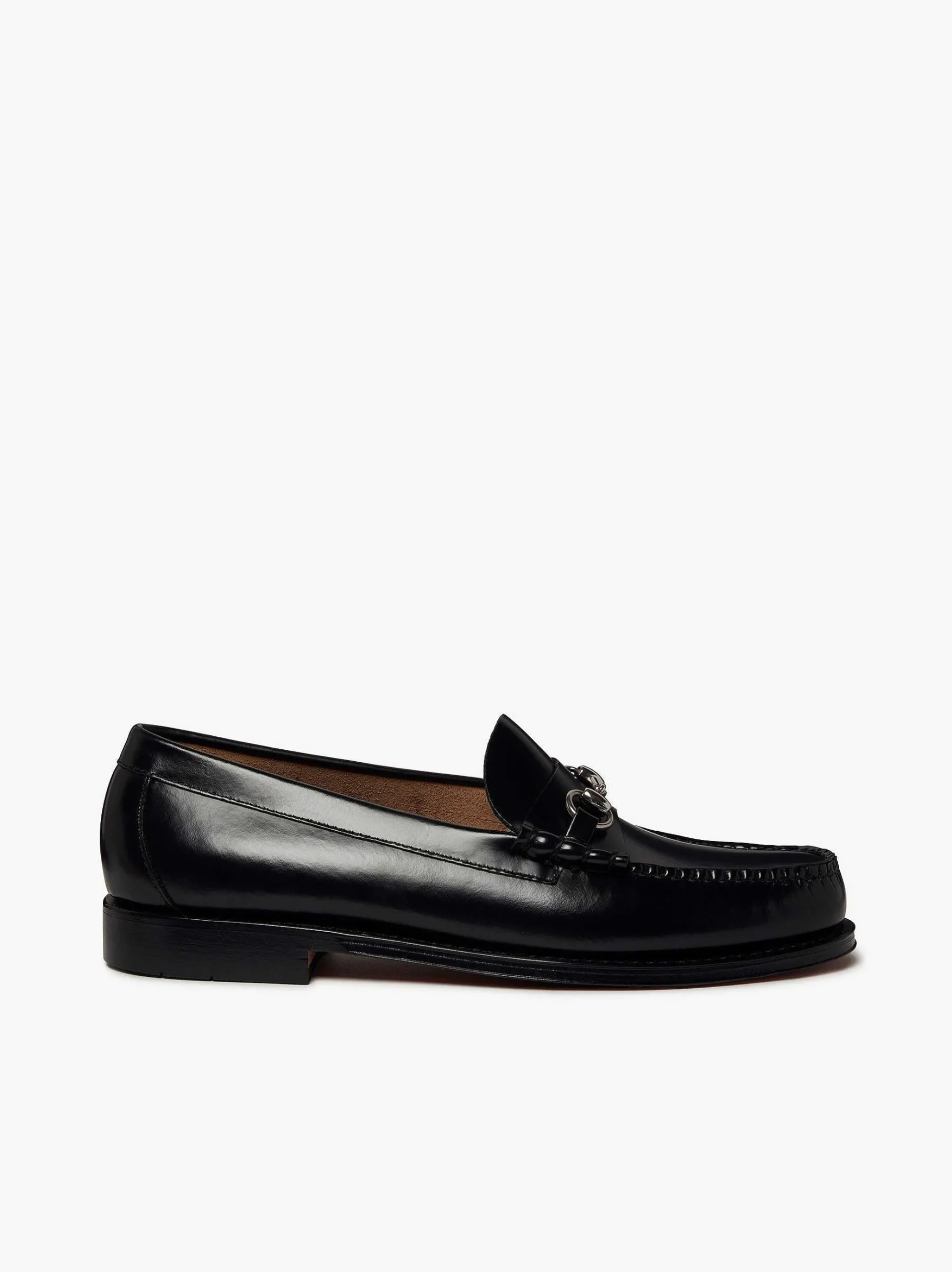 G.H.BASS Weejuns Lincoln Horsebit Loafers Black New