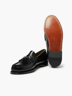 G.H.BASS Weejuns Lincoln Horsebit Loafers Black New