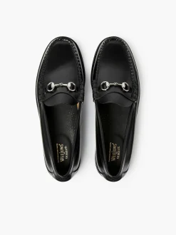 G.H.BASS Weejuns Lincoln Horsebit Loafers Black New