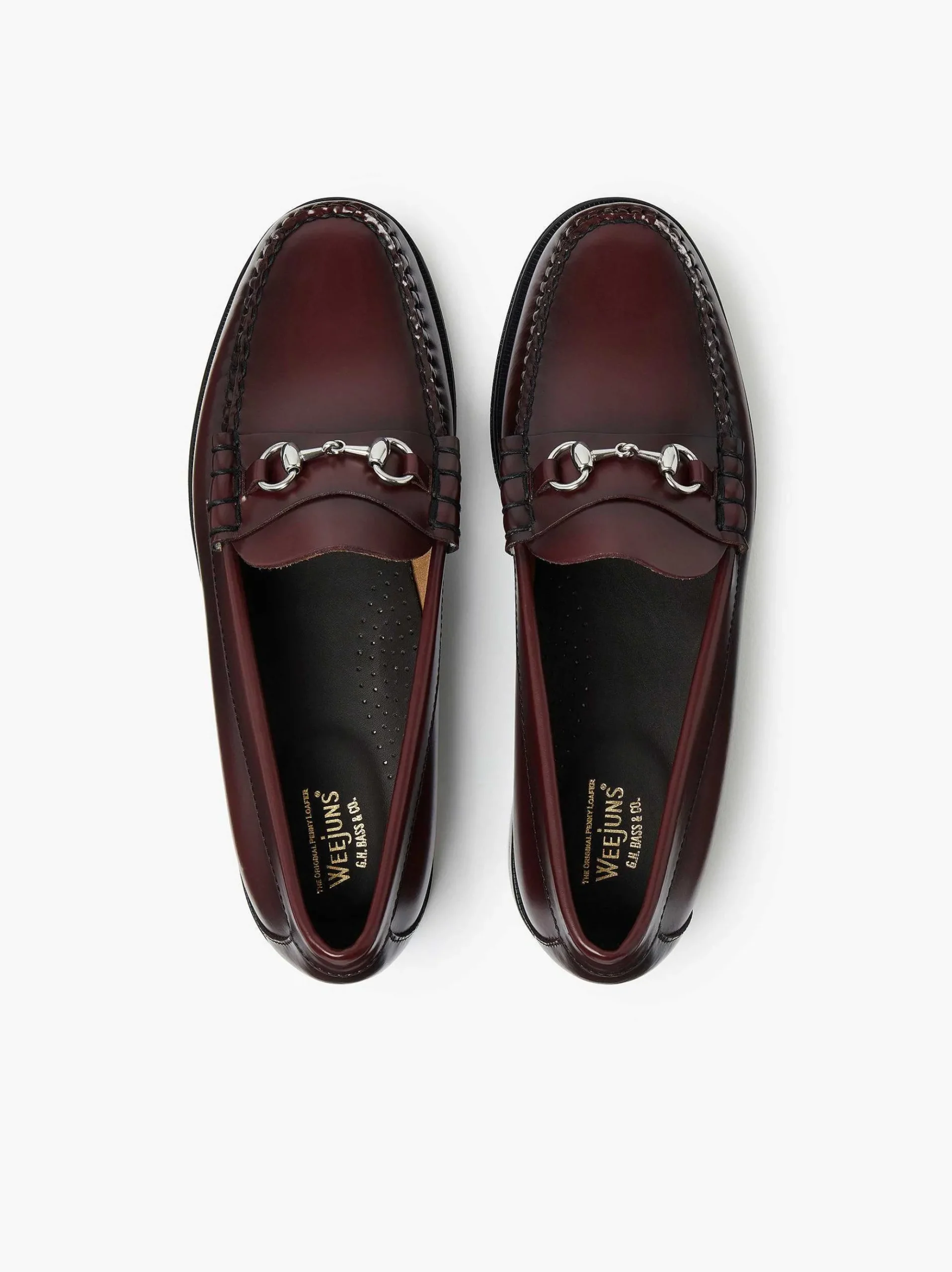 G.H.BASS Weejuns Lincoln Horsebit Loafers Wine Store