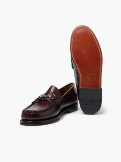 G.H.BASS Weejuns Lincoln Horsebit Loafers Wine Store