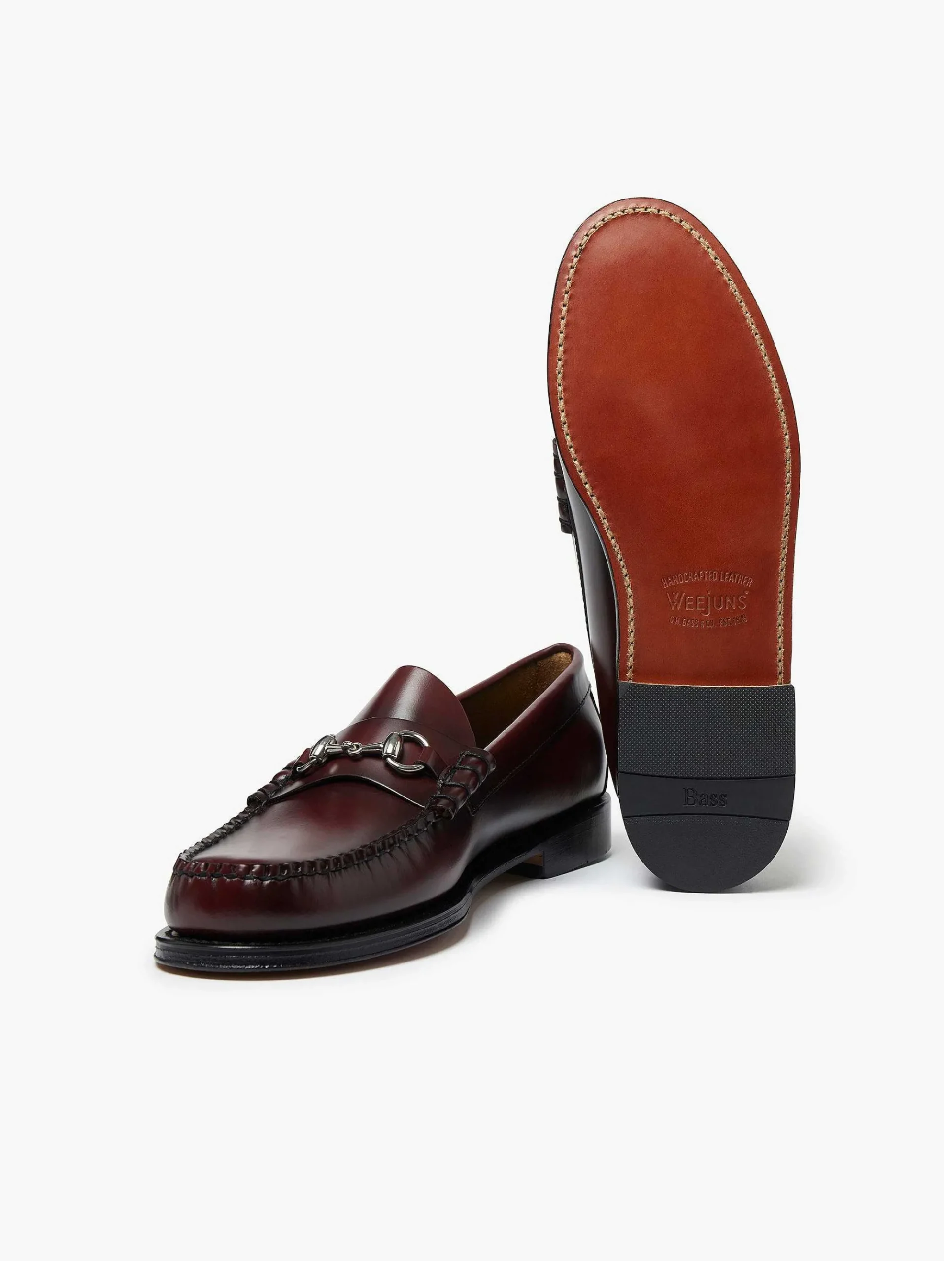 G.H.BASS Weejuns Lincoln Horsebit Loafers Wine Store