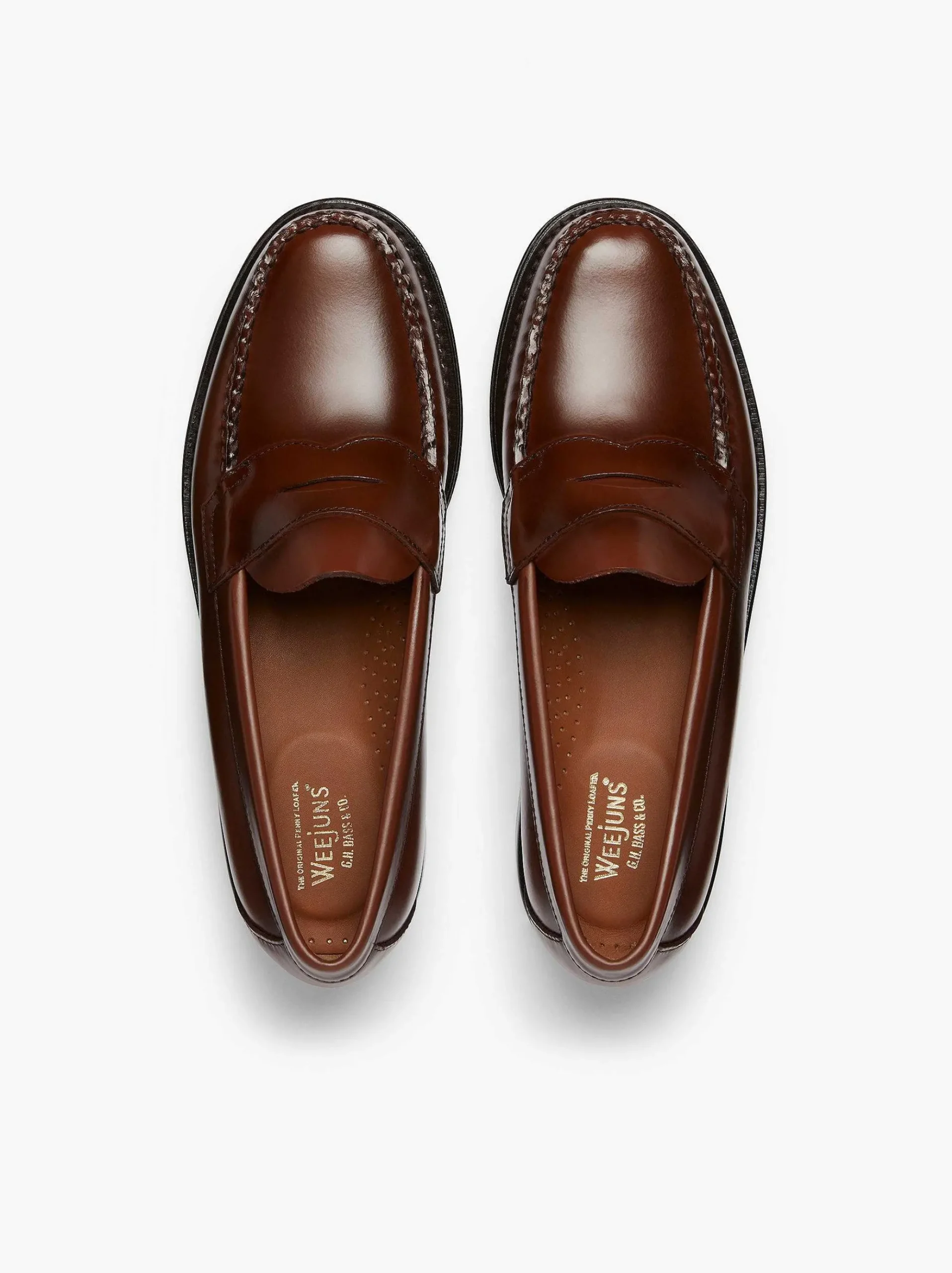 G.H.BASS Weejuns Logan Penny Loafers Brown Best Sale
