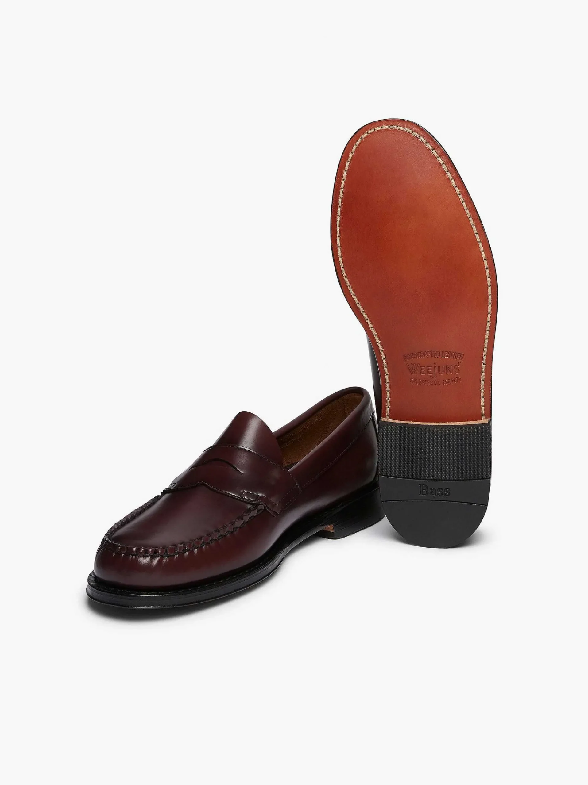 G.H.BASS Weejuns Logan Penny Loafers Wine Shop