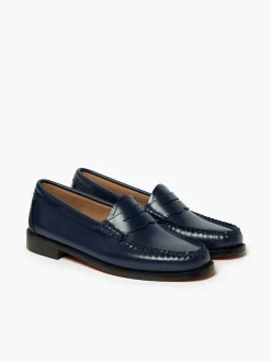 G.H.BASS Weejuns Penny Loafers Navy Online