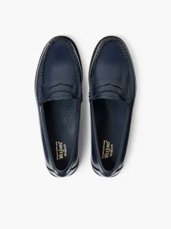 G.H.BASS Weejuns Penny Loafers Navy Online