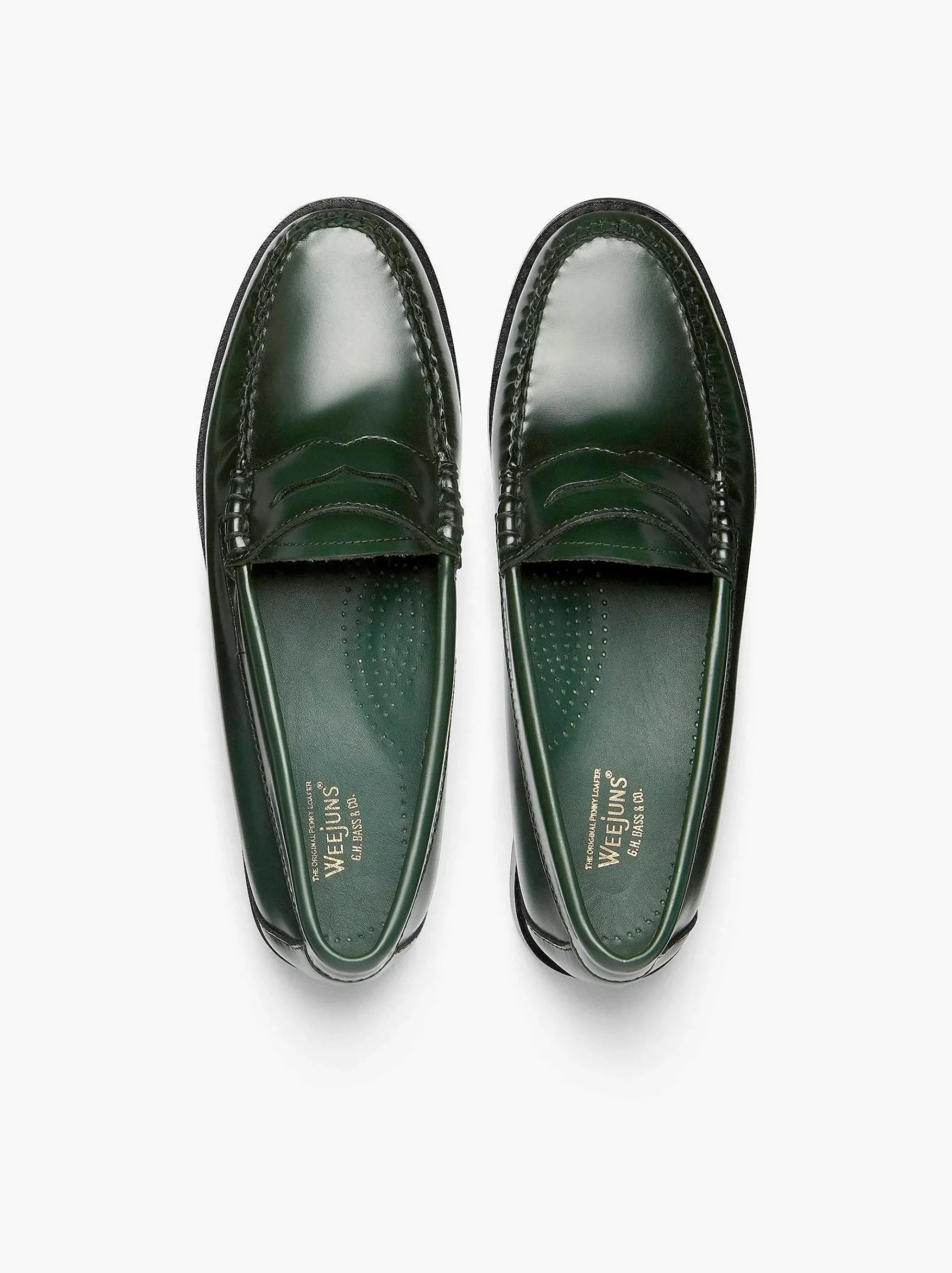 G.H.BASS Weejuns Penny Loafers Green Discount