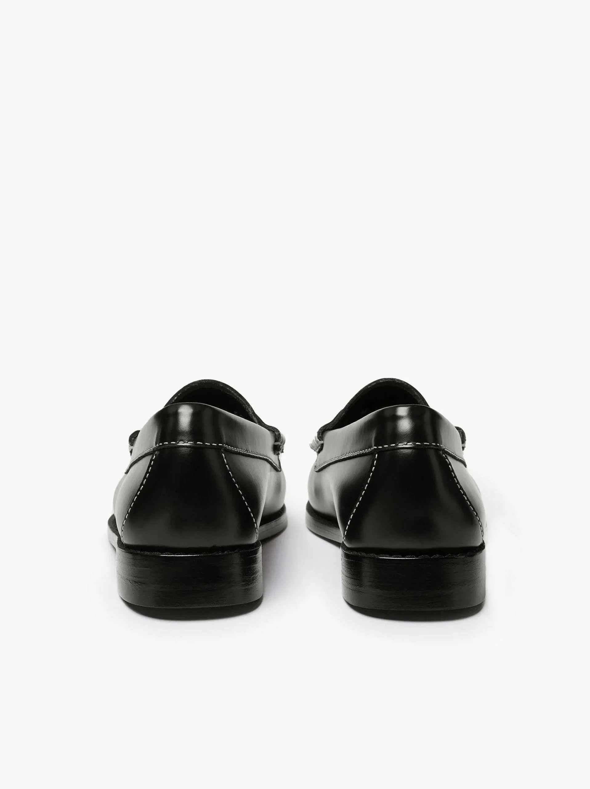 G.H.BASS Weejuns Penny Loafers Black New