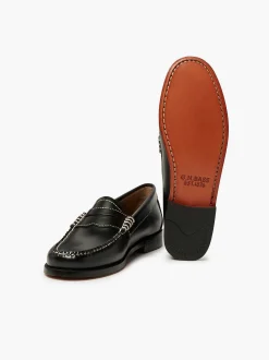 G.H.BASS Weejuns Penny Loafers Black New