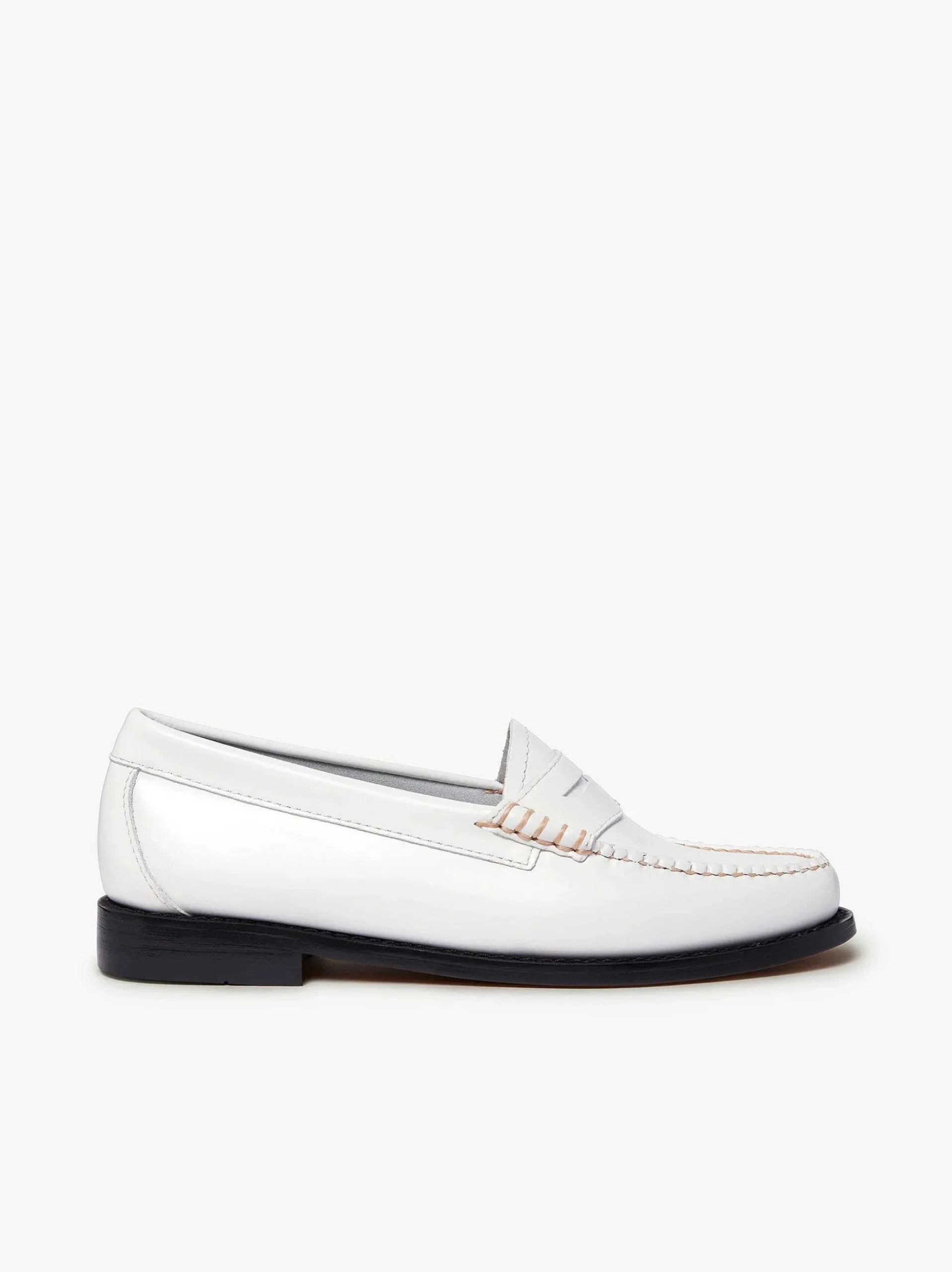 G.H.BASS Weejuns Penny Loafers White Shop