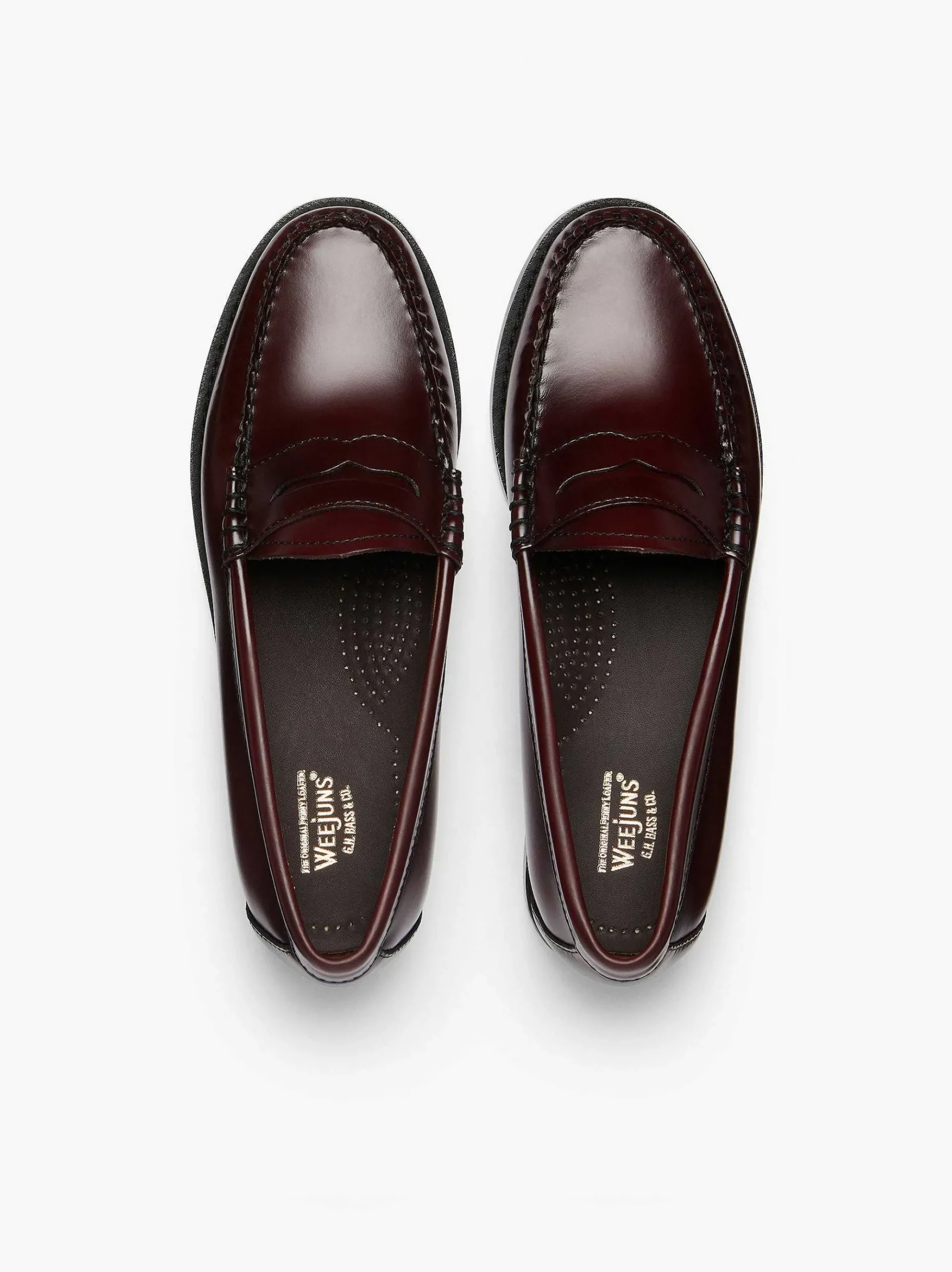 G.H.BASS Weejuns Penny Loafers Wine Fashion