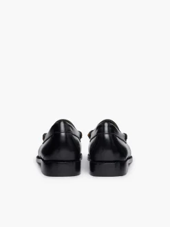 G.H.BASS Weejuns Penny Loafers Leopard Print & Black Cheap