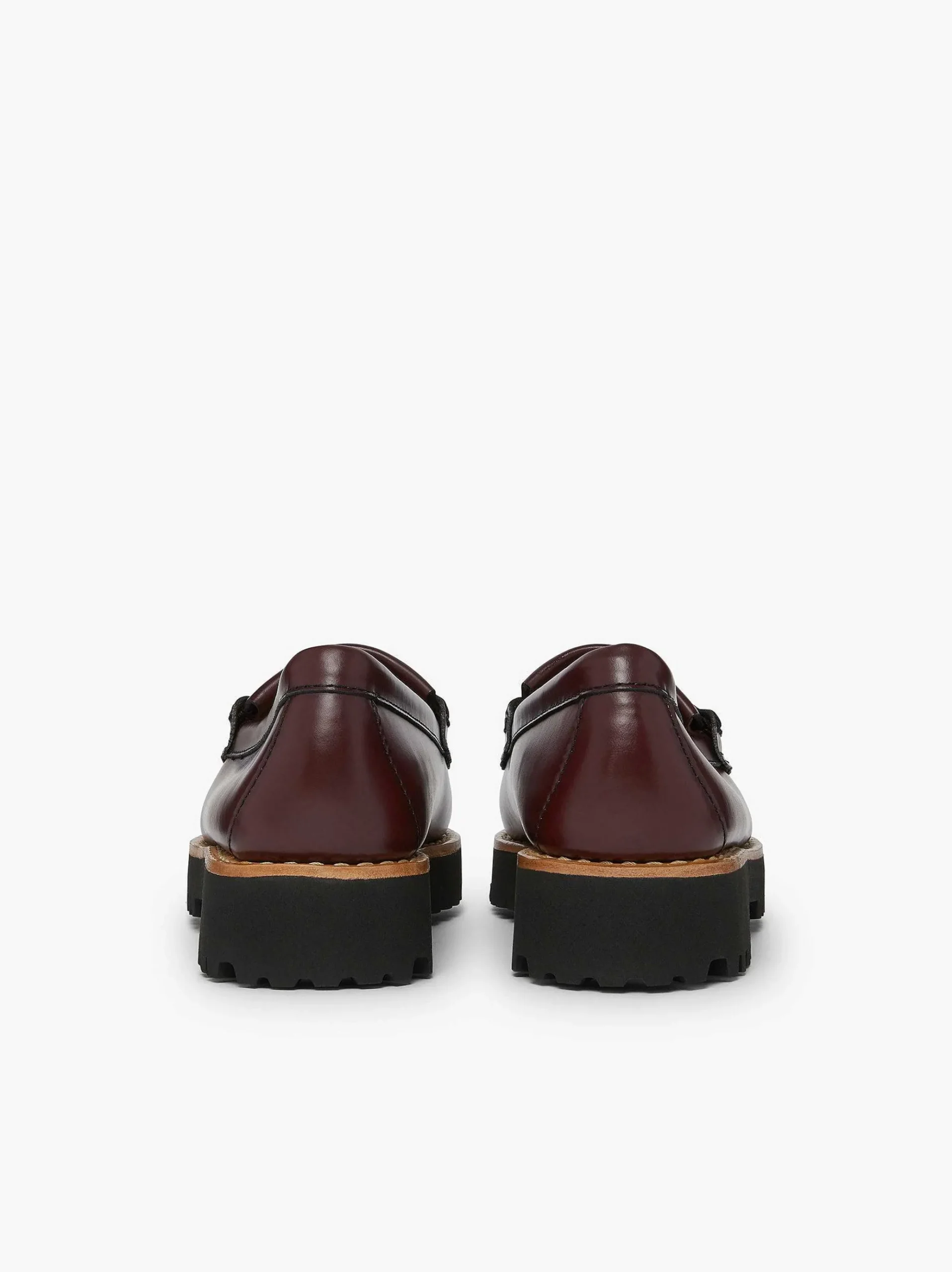 G.H.BASS Weejuns 90S Esther Kiltie Tassel Loafers Wine Hot
