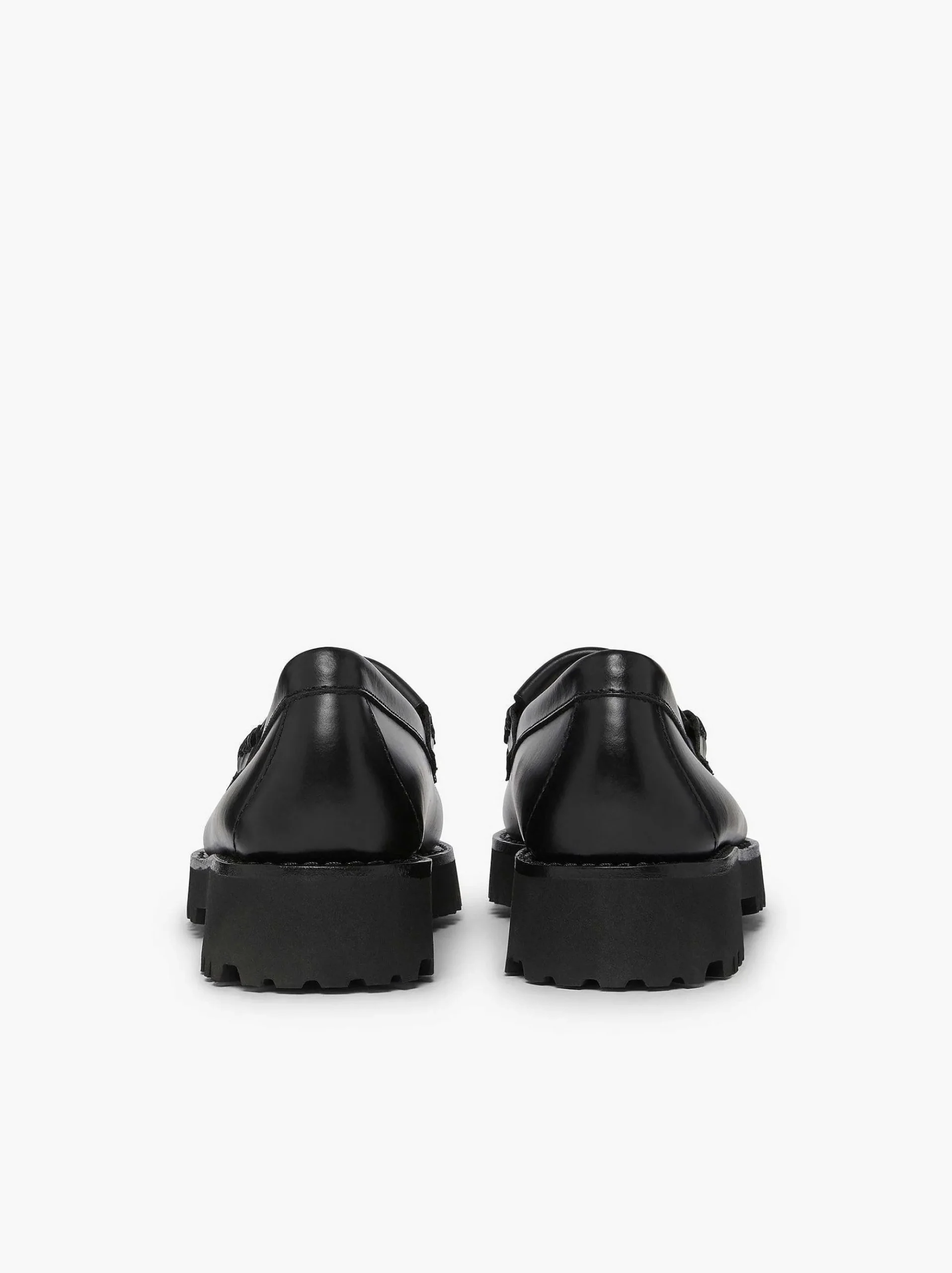 G.H.BASS Weejuns 90S Esther Kiltie Tassel Loafers Black Shop