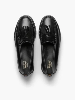 G.H.BASS Weejuns 90S Esther Kiltie Tassel Loafers Black Shop