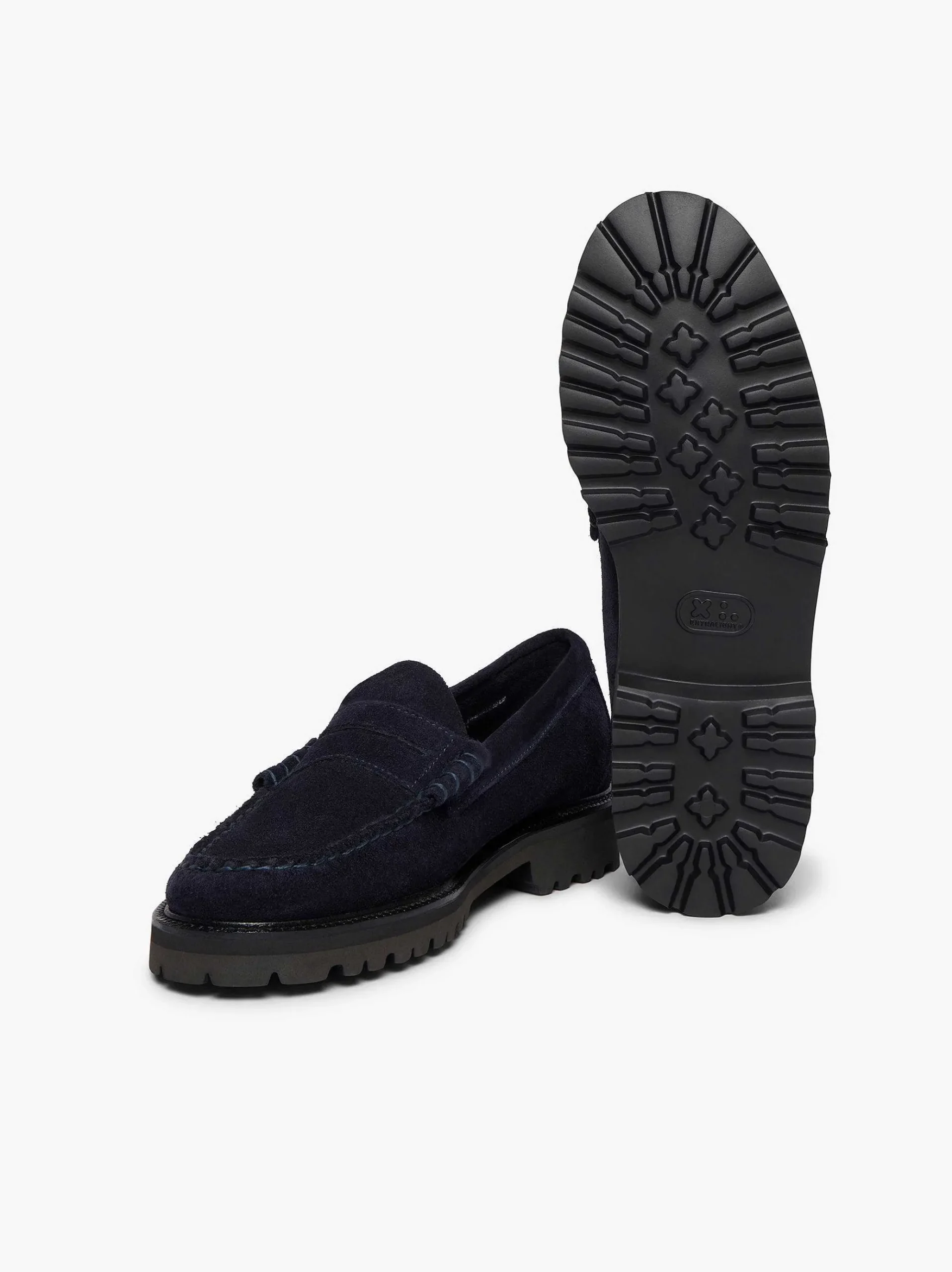 G.H.BASS Weejuns 90S Larson Penny Loafers Navy Fashion