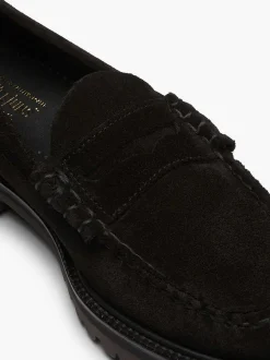 G.H.BASS Weejuns 90S Larson Penny Loafers Black Fashion