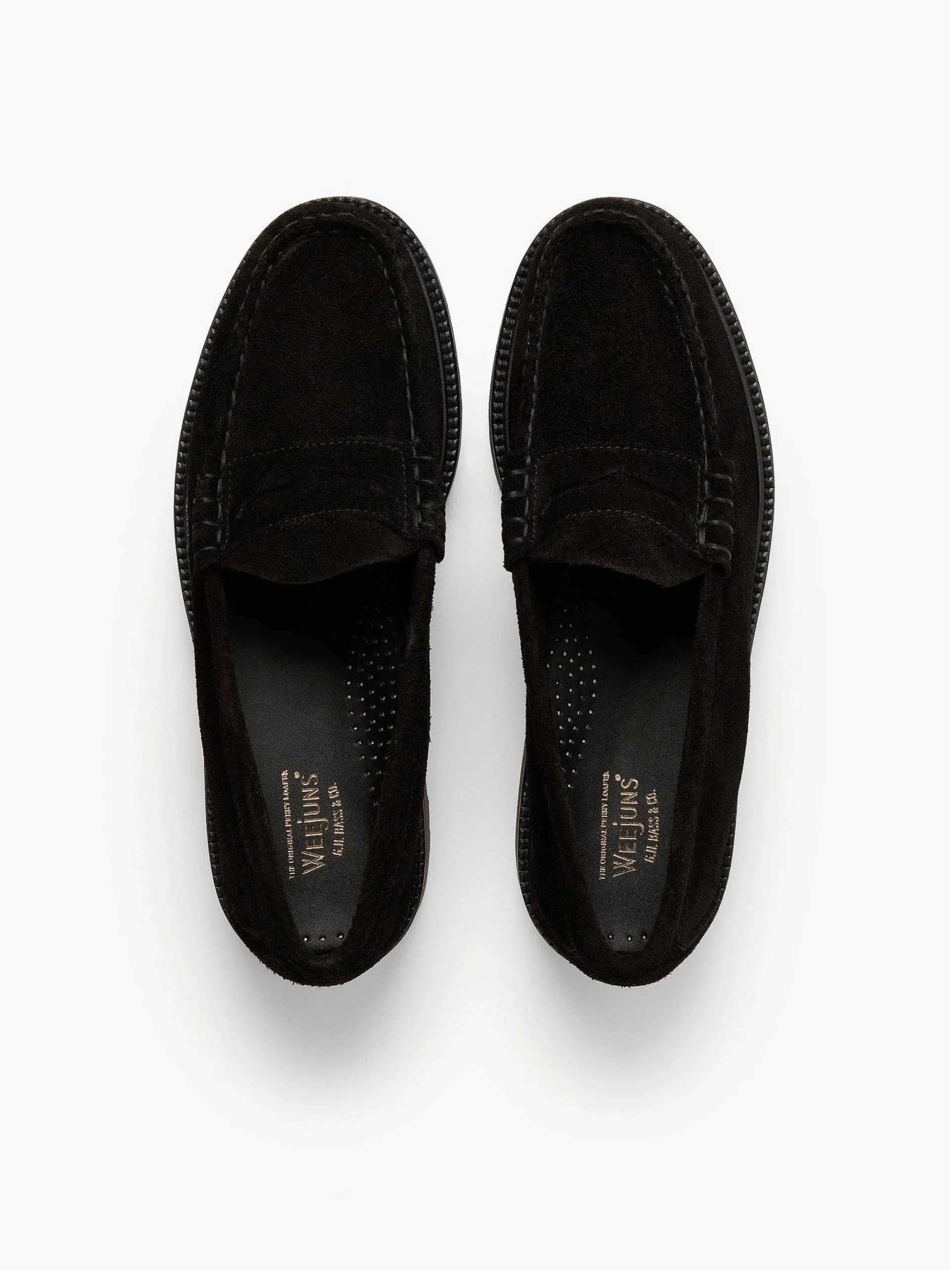 G.H.BASS Weejuns 90S Larson Penny Loafers Black Fashion