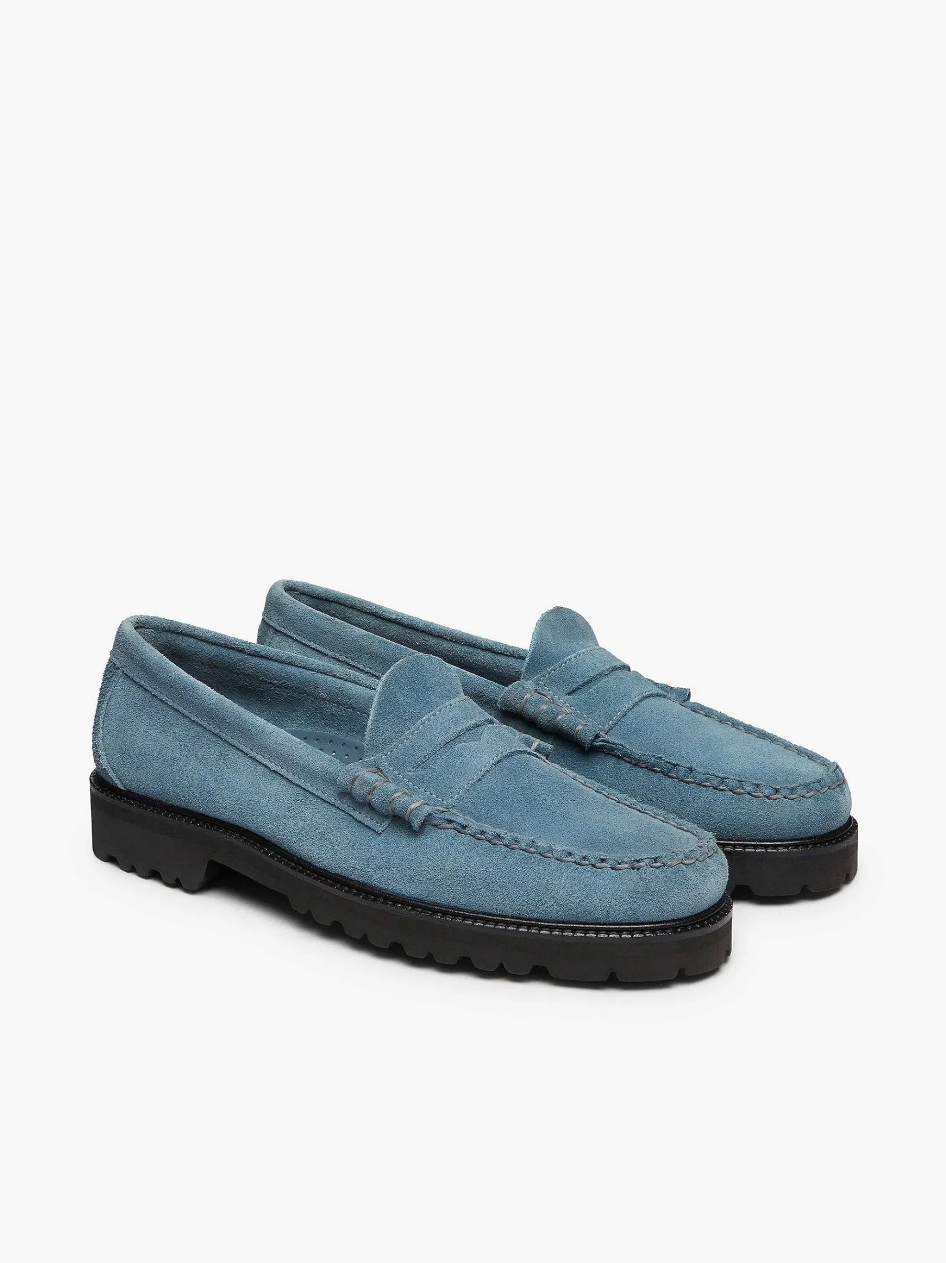 G.H.BASS Weejuns 90S Larson Penny Loafers Slate Blue Sale