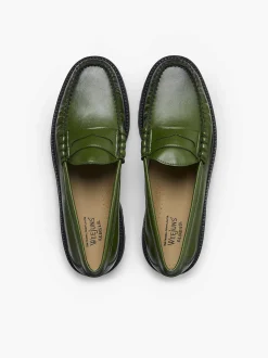 G.H.BASS Weejuns 90S Larson Penny Loafers Dark Green Best Sale