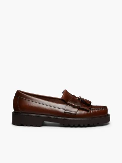 G.H.BASS Weejuns 90S Layton Ii Kiltie Loafers Brown Best