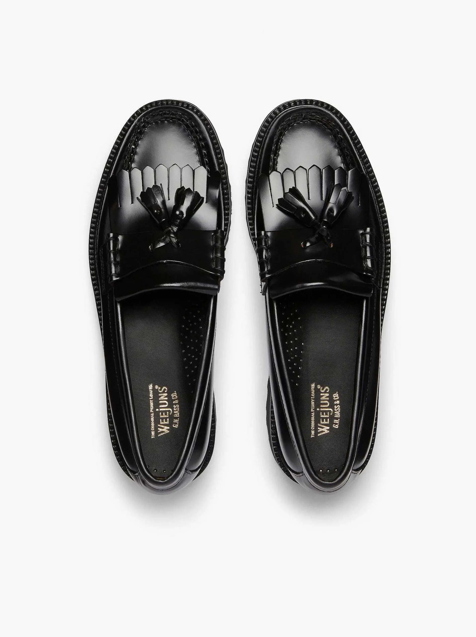 G.H.BASS Weejuns 90S Layton Ii Kiltie Loafers Black Sale