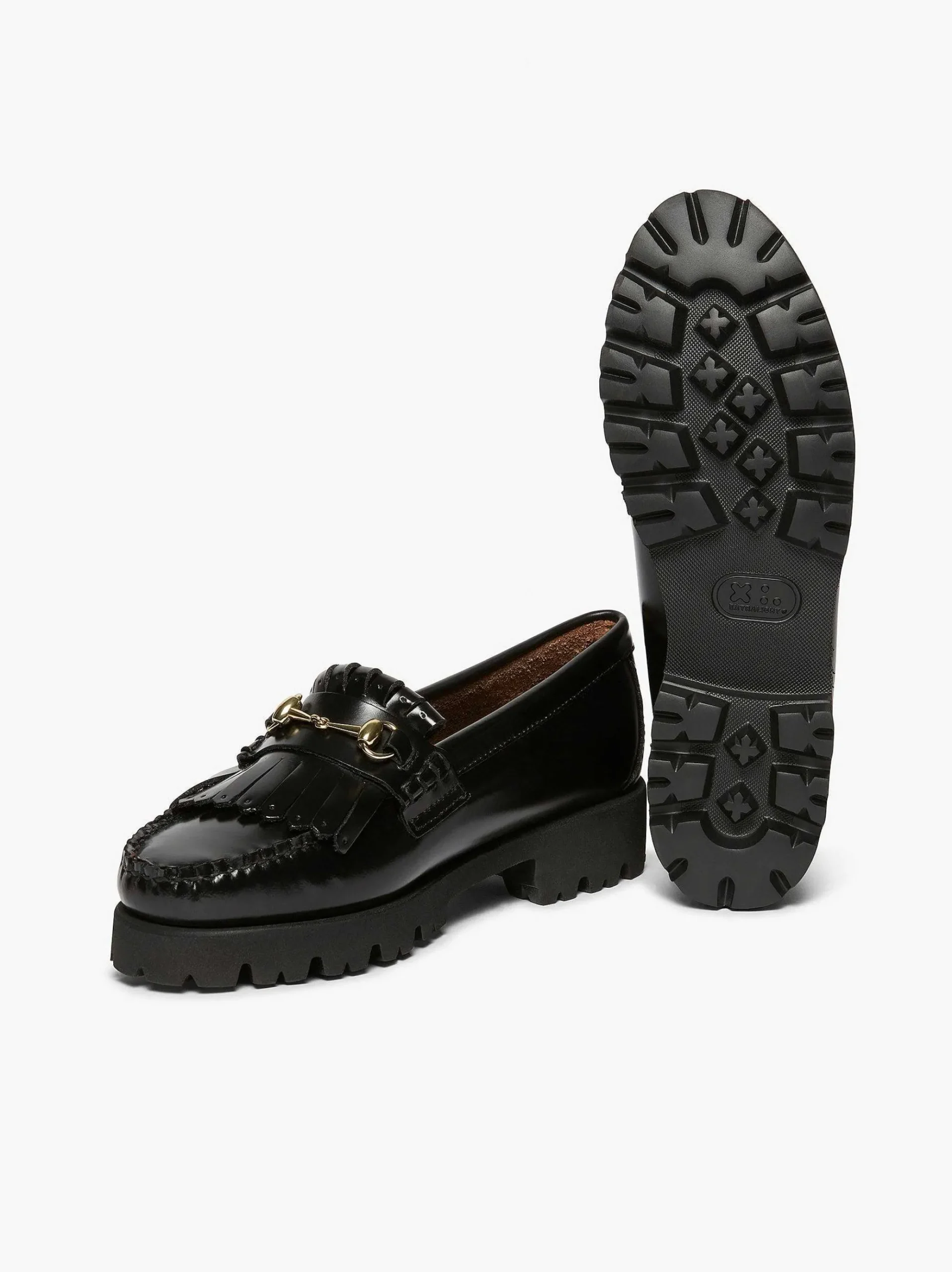 G.H.BASS Weejuns 90S Lianna Horsebit Kiltie Loafers Black Online
