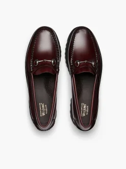 G.H.BASS Weejuns 90S Lianna Horsebit Loafers Wine New
