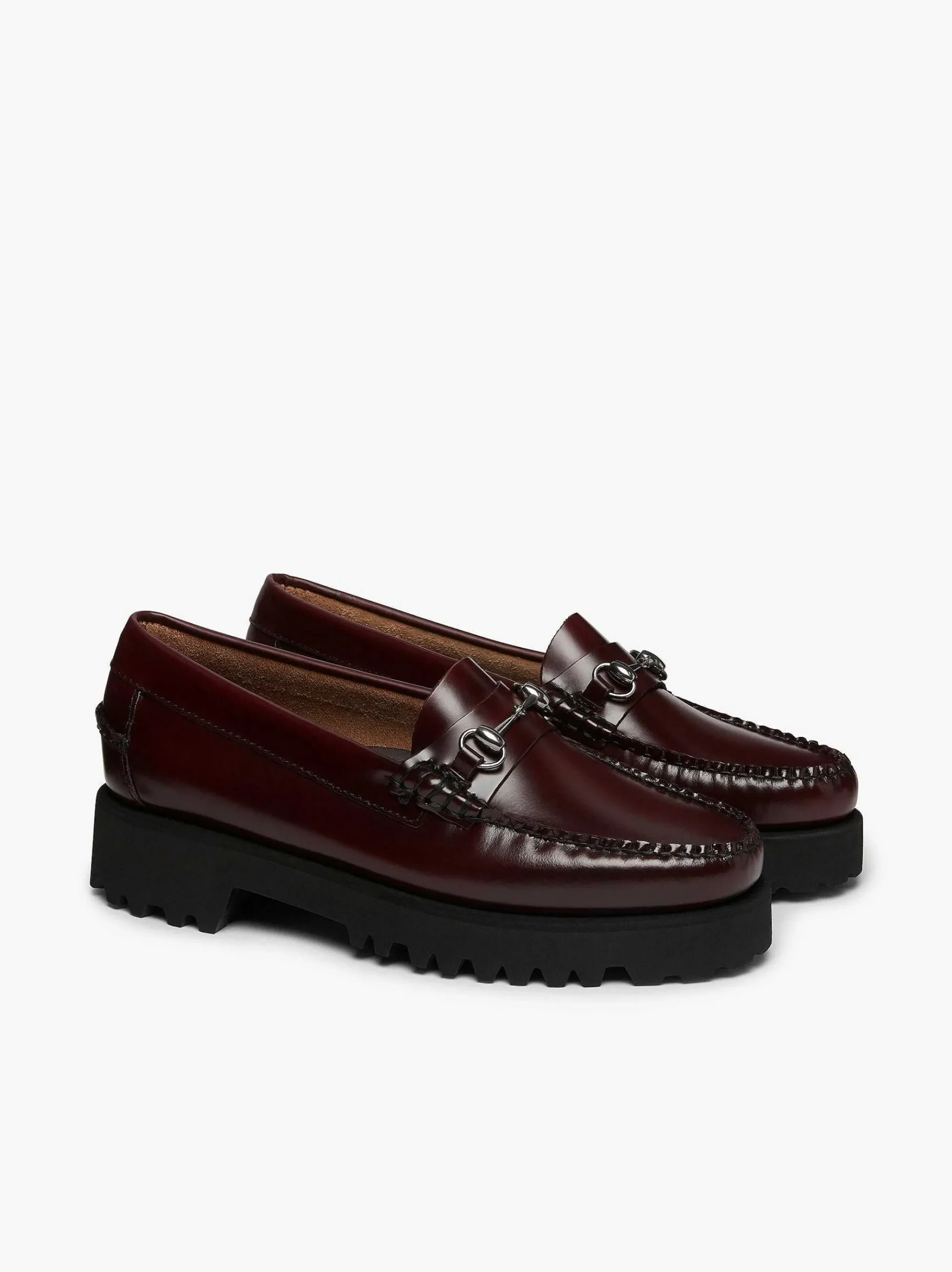 G.H.BASS Weejuns 90S Lianna Horsebit Loafers Wine New