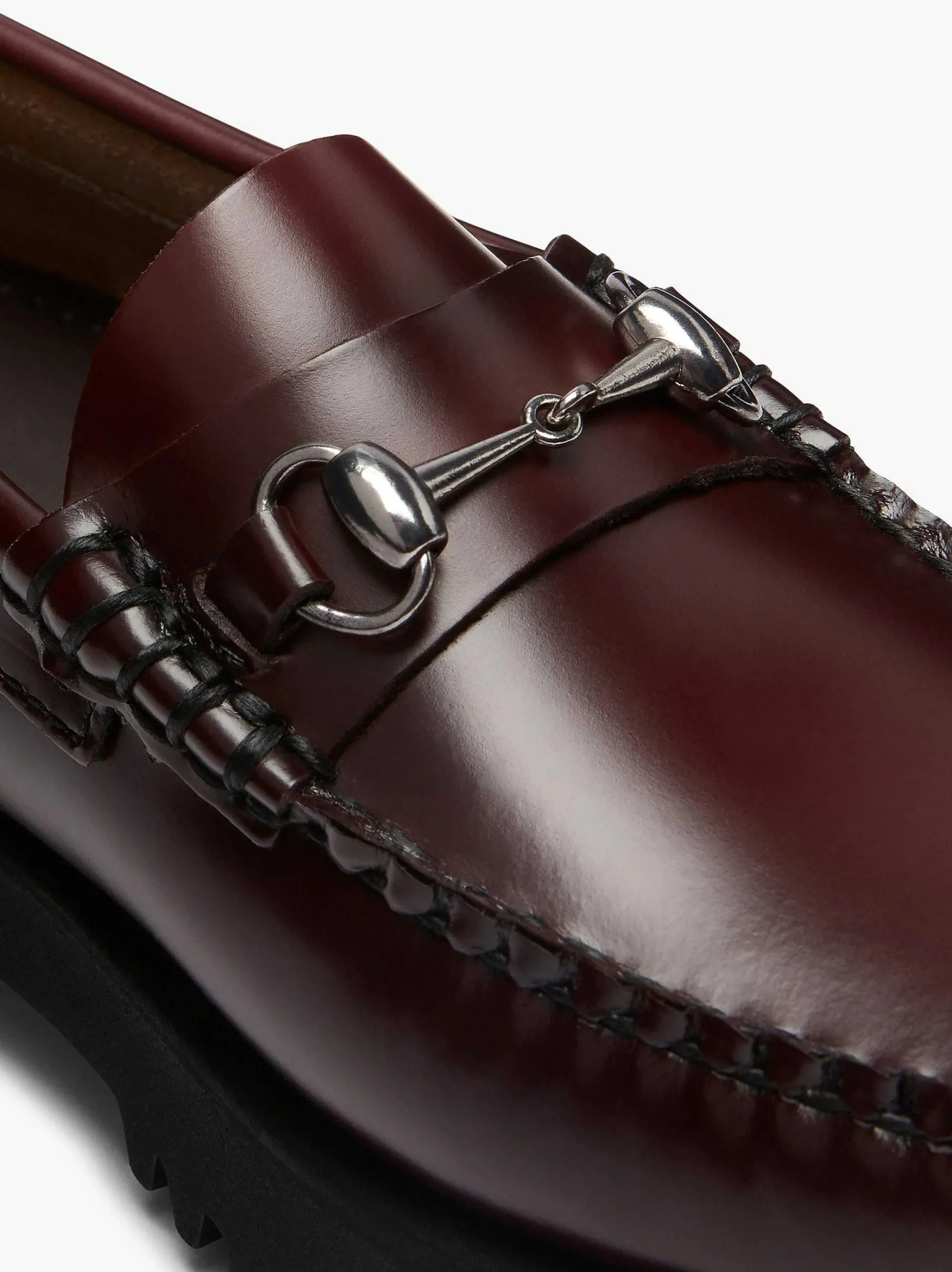 G.H.BASS Weejuns 90S Lianna Horsebit Loafers Wine New