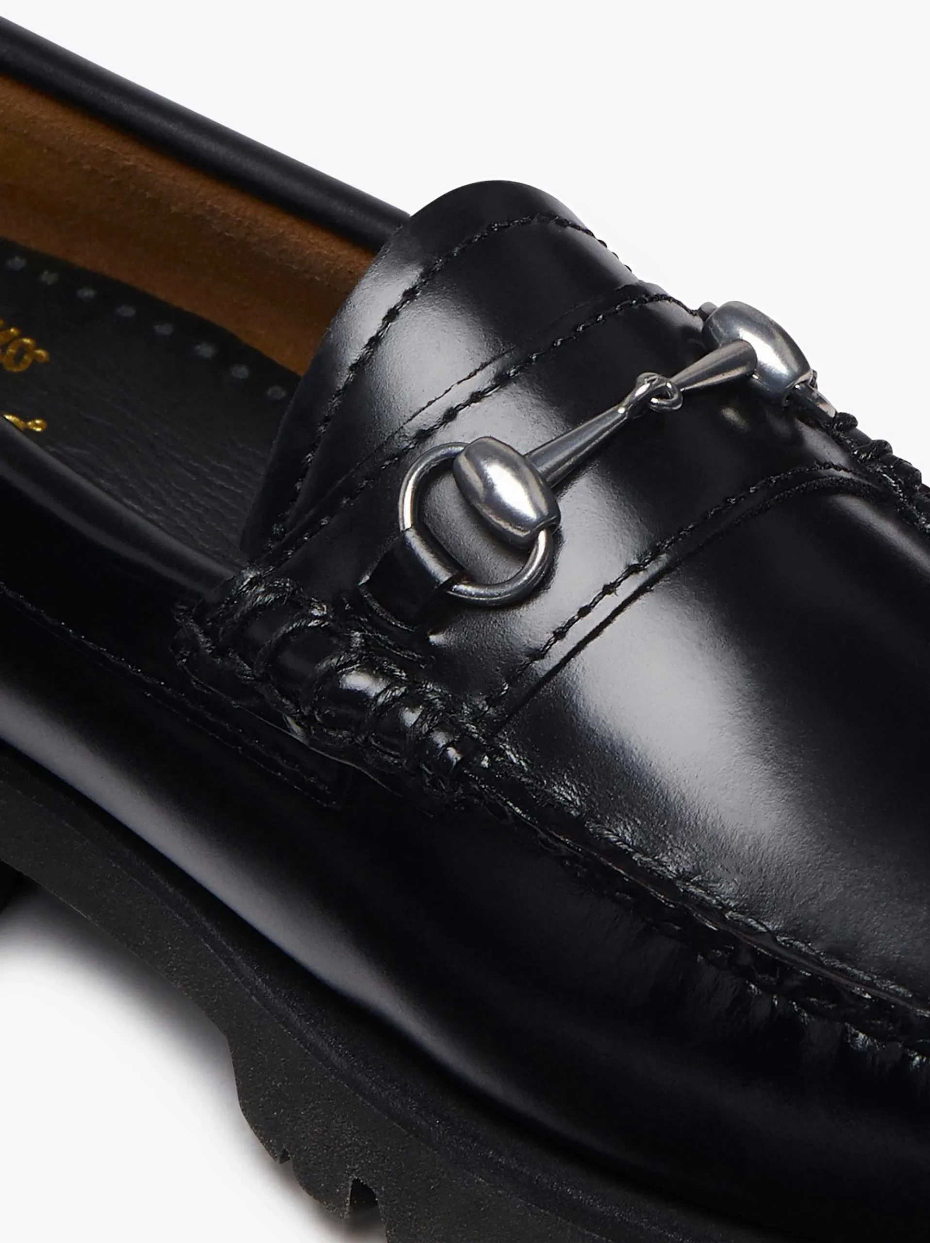 G.H.BASS Weejuns 90S Lianna Horsebit Loafers Black Cheap