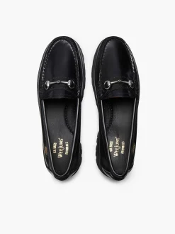 G.H.BASS Weejuns 90S Lianna Horsebit Loafers Black Cheap