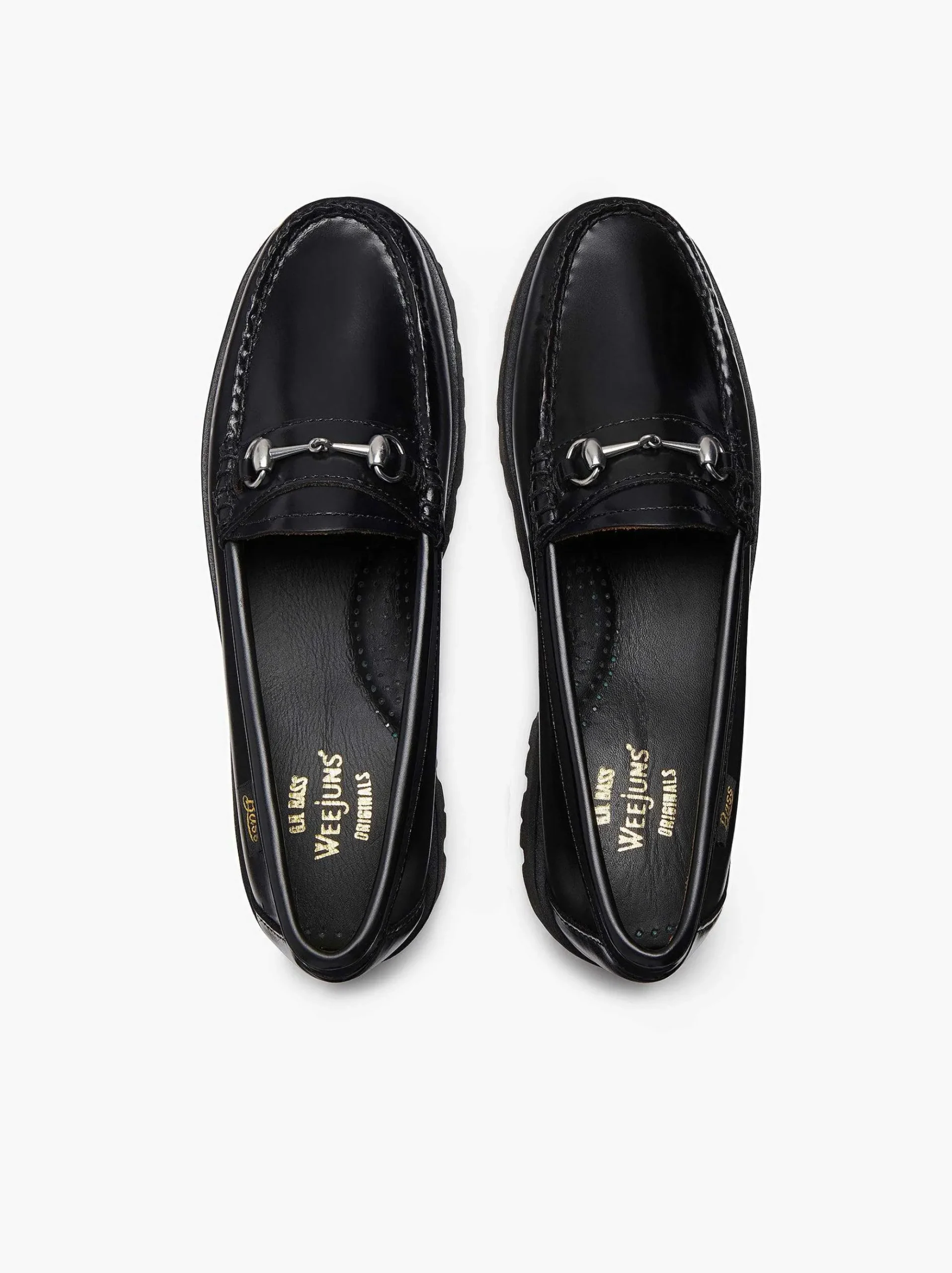 G.H.BASS Weejuns 90S Lianna Horsebit Loafers Black Cheap