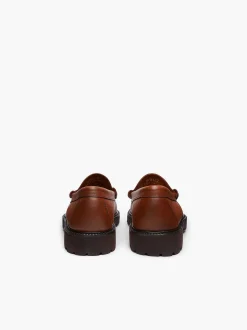 G.H.BASS Weejuns 90S Lincoln Horsebit Loafers Tan Discount