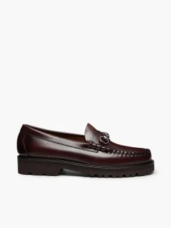 G.H.BASS Weejuns 90S Lincoln Horsebit Loafers Wine Clearance