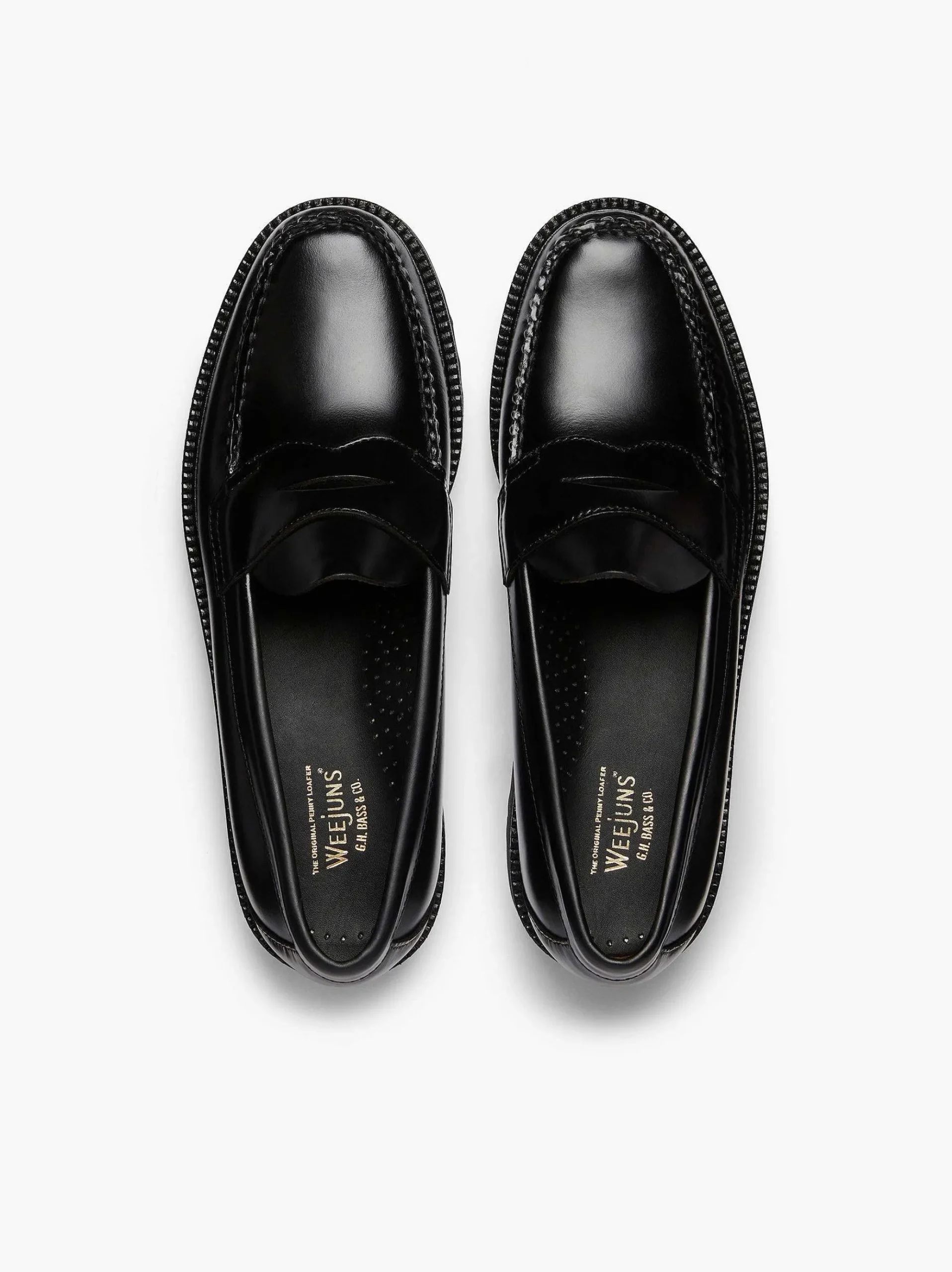 G.H.BASS Weejuns 90S Logan Penny Loafers Black Fashion
