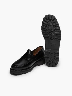 G.H.BASS Weejuns 90S Logan Penny Loafers Black Fashion