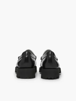 G.H.BASS Weejuns 90S Penny Loafers Black & White Outlet