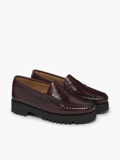 G.H.BASS Weejuns 90S Penny Loafers Wine Discount