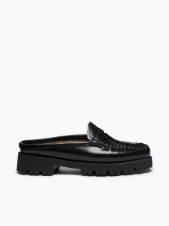 G.H.BASS Weejuns 90S Penny Slides Black Fashion