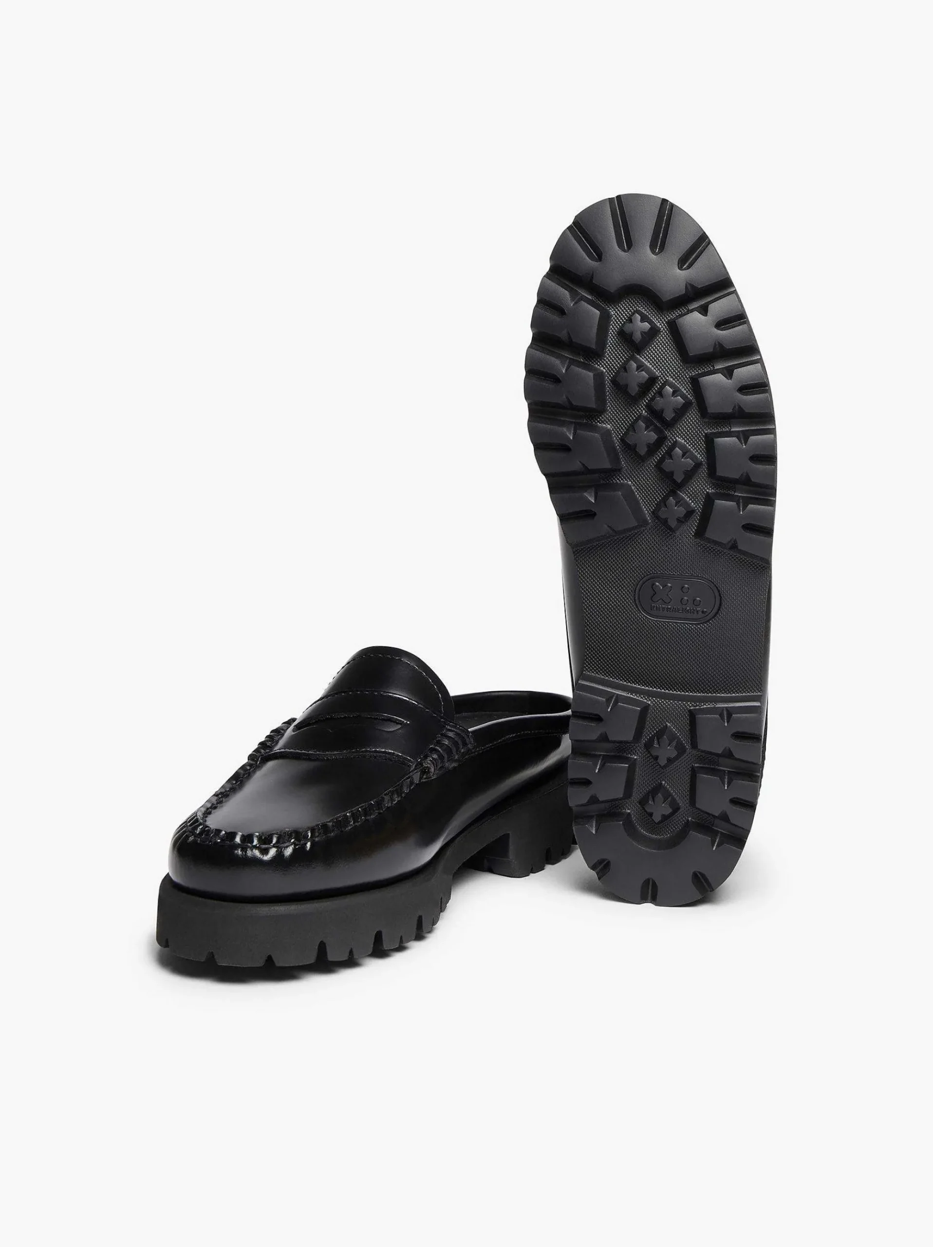 G.H.BASS Weejuns 90S Penny Slides Black Fashion